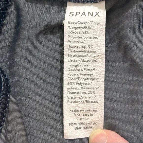 SPANX Slate Blue Velvet High-Rise Leggings Size 1X - Picture 11 of 11